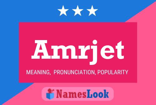 Amrjet Namensposter