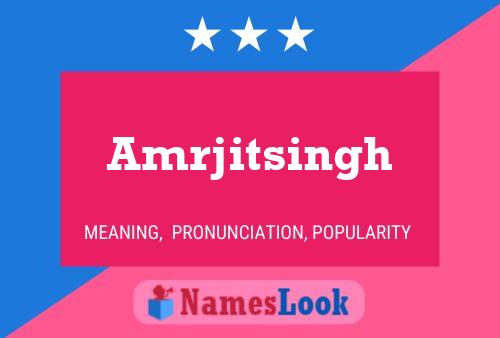 Amrjitsingh Namensposter