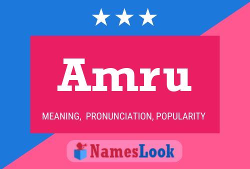 Amru Namensposter