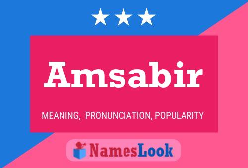 Amsabir Namensposter