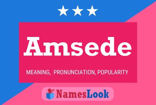 Amsede Namensposter