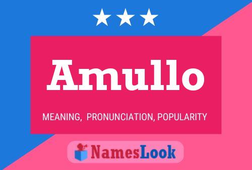 Amullo Namensposter