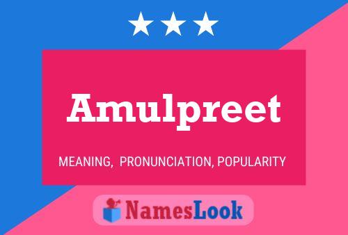 Amulpreet Namensposter