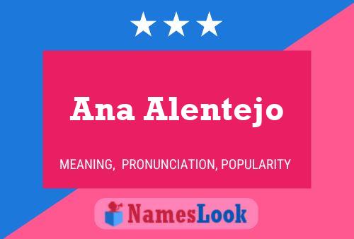 Ana Alentejo Namensposter