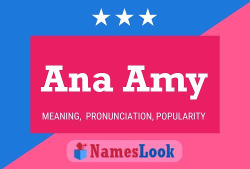 Ana Amy Namensposter