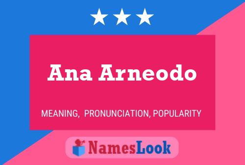 Ana Arneodo Namensposter