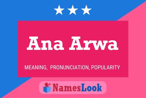 Ana Arwa Namensposter