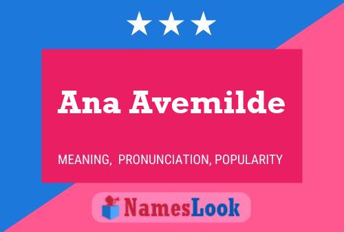 Ana Avemilde Namensposter