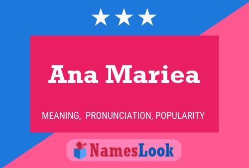 Ana Mariea Namensposter