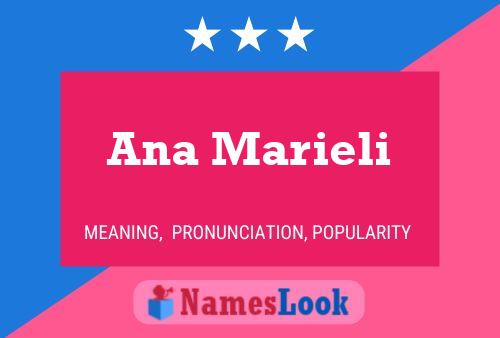 Ana Marieli Namensposter