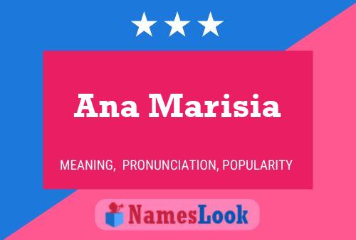 Ana Marisia Namensposter