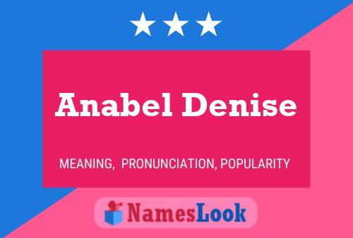 Anabel Denise Namensposter