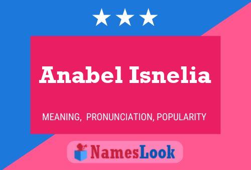 Anabel Isnelia Namensposter