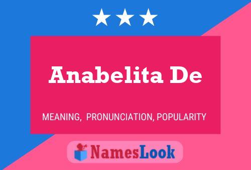 Anabelita De Namensposter