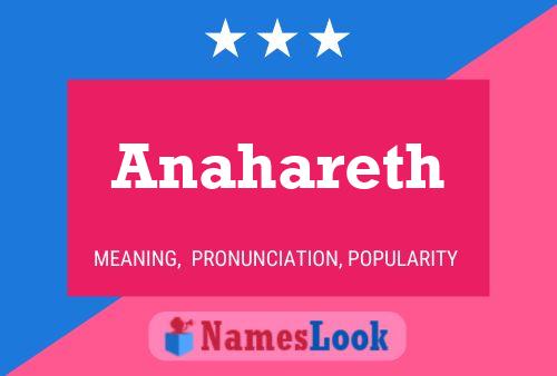 Anahareth Namensposter