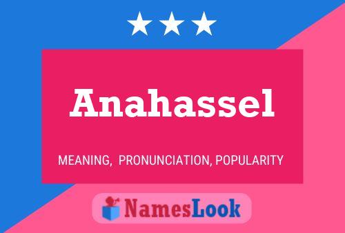 Anahassel Namensposter