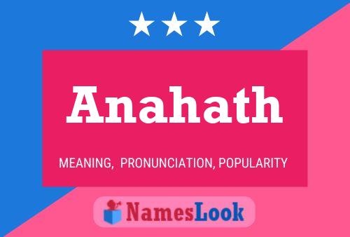 Anahath Namensposter