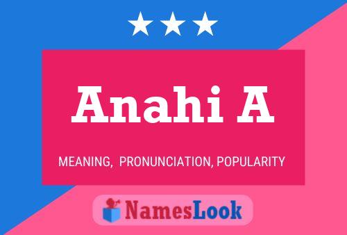 Anahi A Namensposter