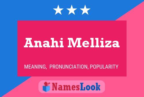 Anahi Melliza Namensposter