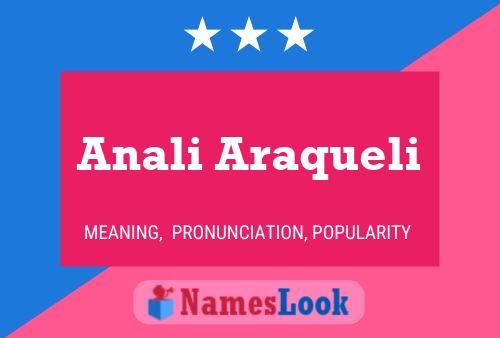 Anali Araqueli Namensposter