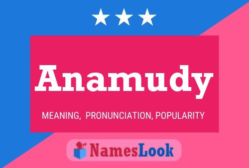 Anamudy Namensposter