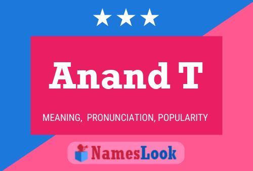 Anand T Namensposter