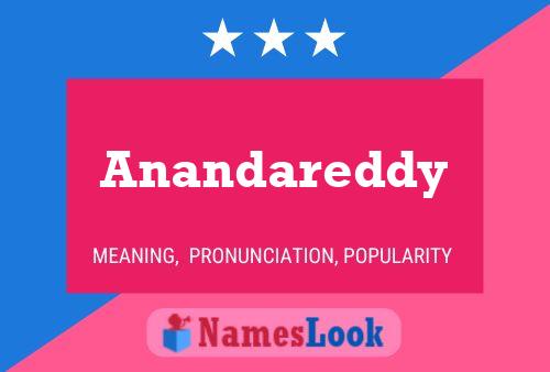 Anandareddy Namensposter