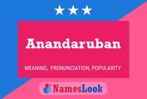 Anandaruban Namensposter