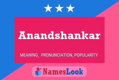 Anandshankar Namensposter