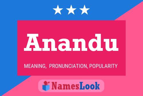 Anandu Namensposter