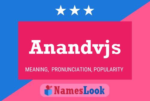 Anandvjs Namensposter