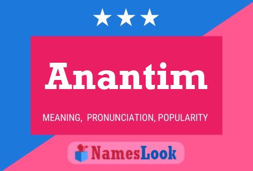 Anantim Namensposter