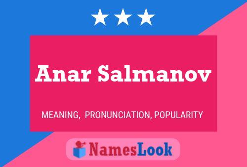 Anar Salmanov Namensposter