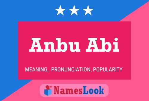 Anbu Abi Namensposter