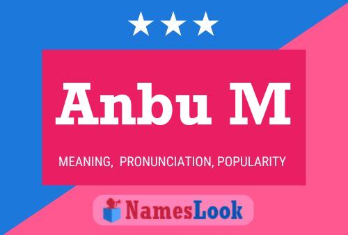 Anbu M Namensposter