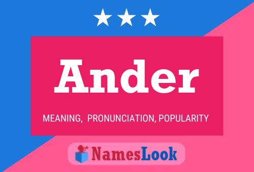 Ander Namensposter