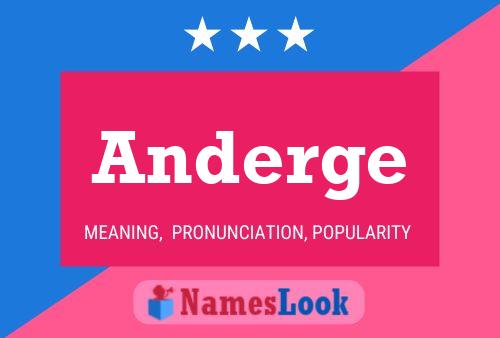 Anderge Namensposter