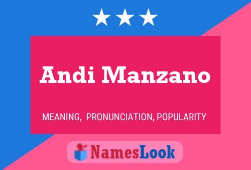 Andi Manzano Namensposter