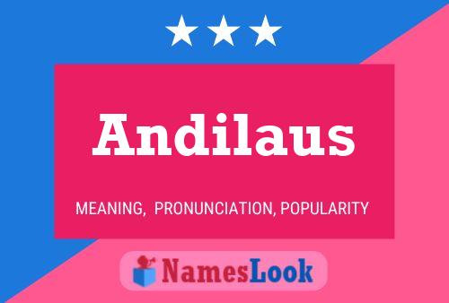 Andilaus Namensposter