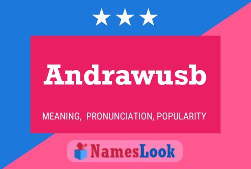 Andrawusb Namensposter