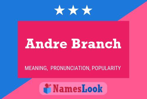 Andre Branch Namensposter