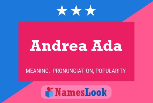 Andrea Ada Namensposter