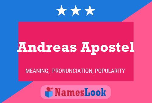 Andreas Apostel Namensposter