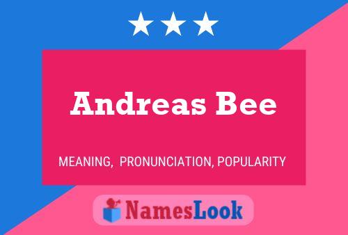 Andreas Bee Namensposter