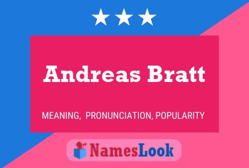 Andreas Bratt Namensposter