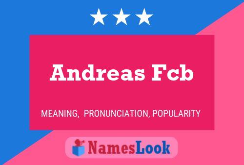 Andreas Fcb Namensposter