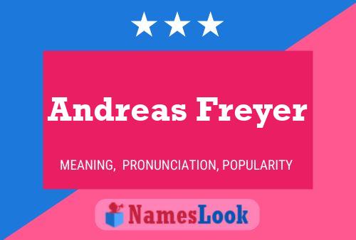 Andreas Freyer Namensposter