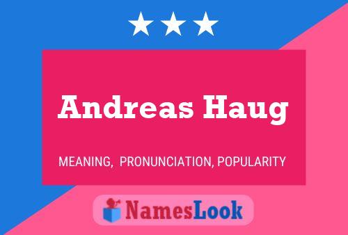 Andreas Haug Namensposter