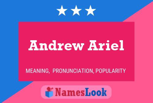 Andrew Ariel Namensposter