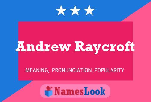 Andrew Raycroft Namensposter